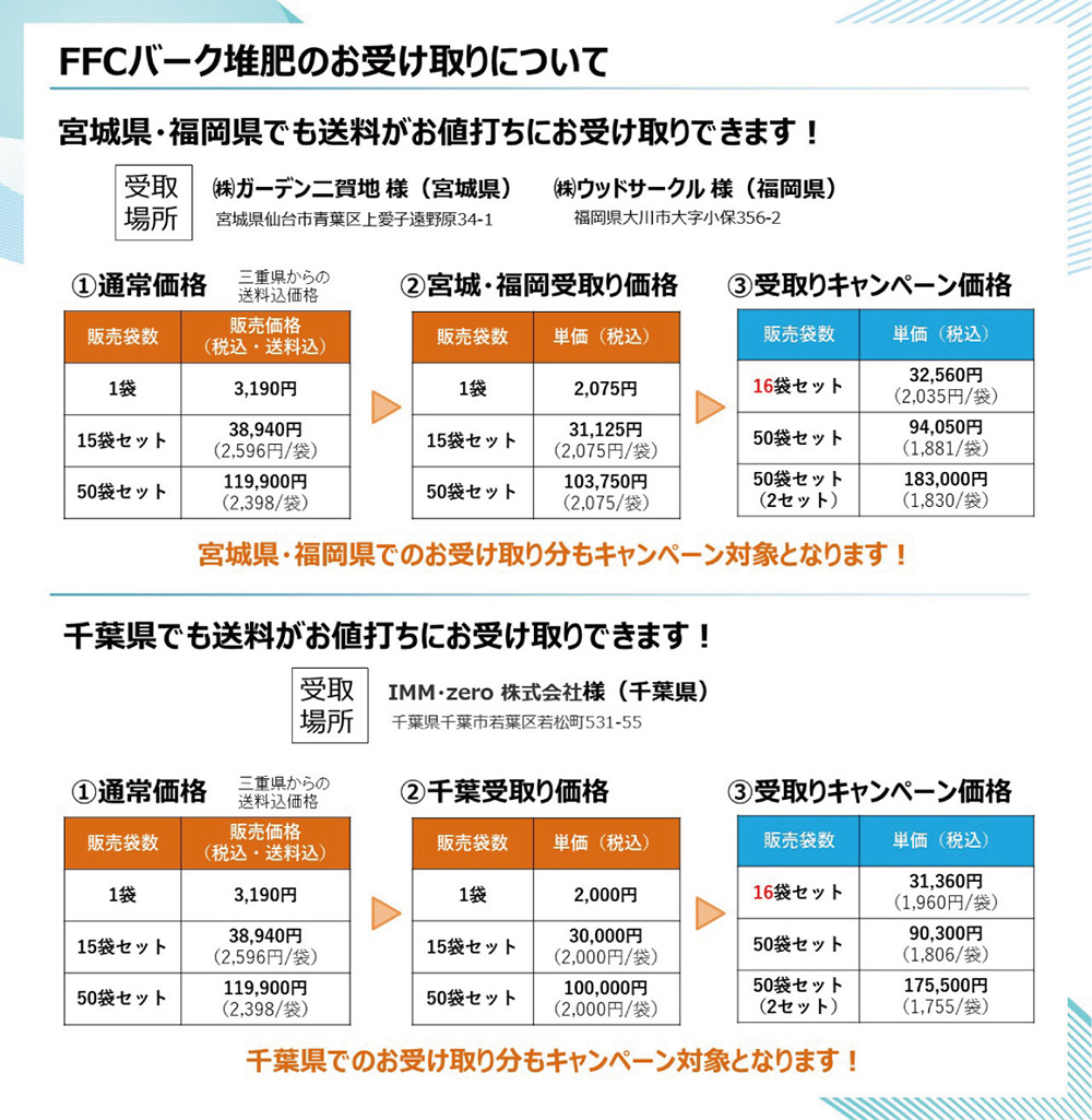 FFCバーク堆肥 秋の土づくりキャンペーン2025_2